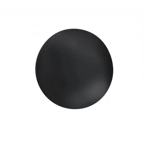 1" Mushroom Knob with Ring Base - Summerland - Matte Black