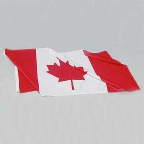 Canada Flag, 72 in W, 36 in H, Nylon Red/White