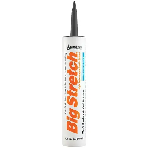 Elastomeric Sealant, Charcoal Gray, 4 to 5 days Curing, 40 to 120 deg F, 10.5 oz