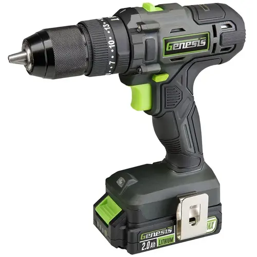 G20 Max Hammer Drill, Battery Included, 20 V, 2 Ah, 1/2 in Chuck, Ratcheting Chuck