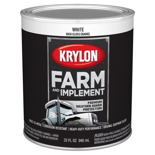 KRYLON K02021008 PAINT HIGH GLOSS WHITE 1QUART