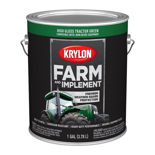 KRYLON K01966008 PAINT HIGH GLO JHN DR GRN 1GA