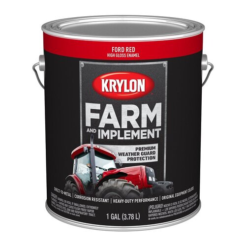 KRYLON K01972008 PAINT HIGH GLOSS FORD RED 1GA