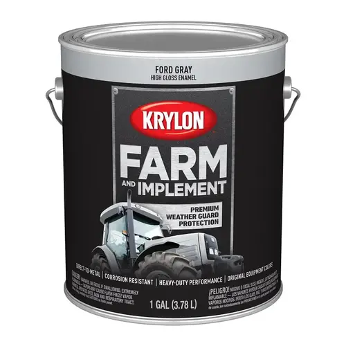 KRYLON K01973008 PAINT HIGH GLOSS FORD GRAY 1GA