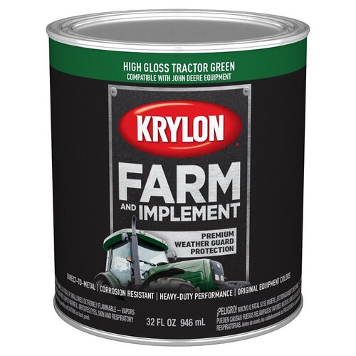 KRYLON K02023008 PAINT HIGH GLO JHN DR GRN 1QT