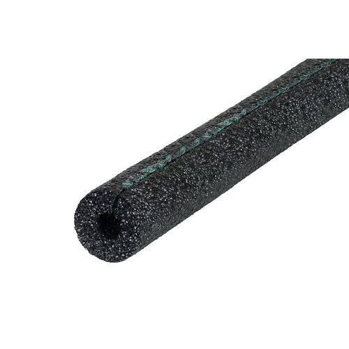 Self-Sealing Tube Pipe Insulation, 6 ft L, Polyethylene, Black, 5/8 in Pipe - pack of 52