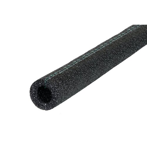 Self-Sealing Tube Pipe Insulation, 6 ft L, Polyethylene, Black, 1-1/8 in Pipe - pack of 33