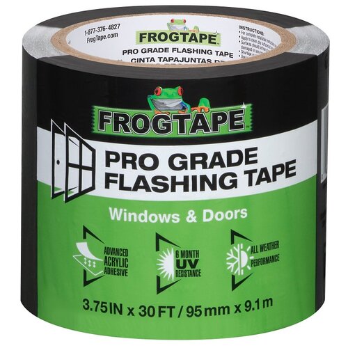 FrogTape 105723 FLASHING TAPE BLK 3.75INX30FT