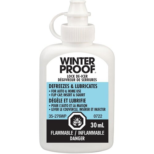 WinterProof 35-276WP Lock De-Icer, 30 mL Bottle, Liquid