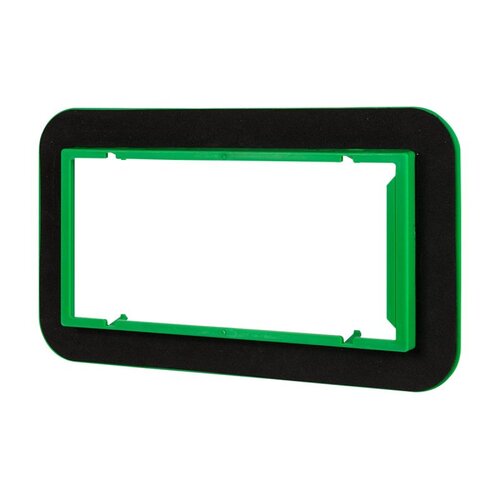 Draft Seal Kit Draft Seal Rectangle PVC Black/Green Black/Green