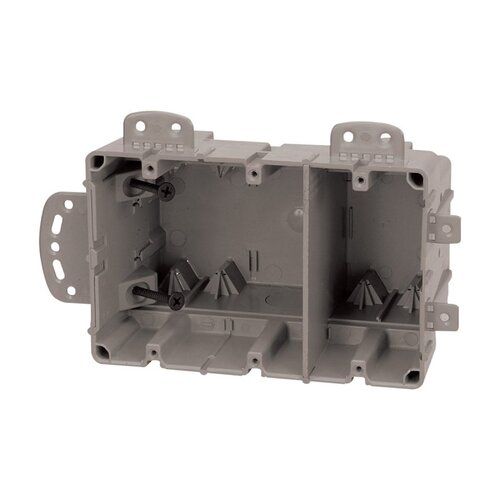 SOUTHWIRE/COLEMAN CABLE MSBMMT3G Multi-Mount Box, 3-Gang, 1/2 in Knockout, Polycarbonate
