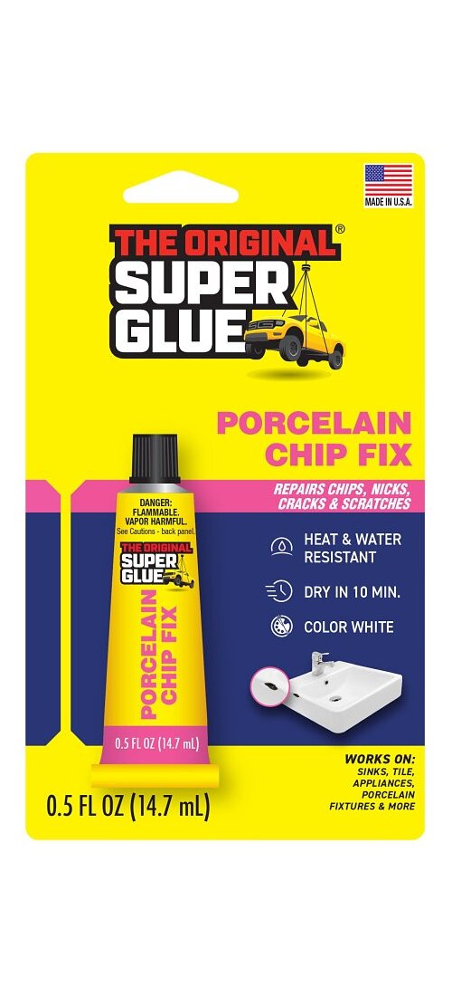 The Original Super Glue 11710232 All Purpose Super Glue Porcelain Chip Fix High Strength 0.5 oz White Buy Now