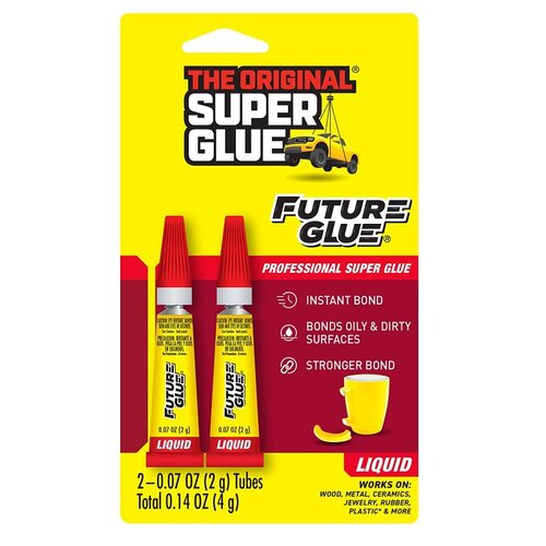 The Original Super Glue 11710112-XCP12 All Purpose Super Glue Future Glue Super Strength 2 pk Clear - pack of 12