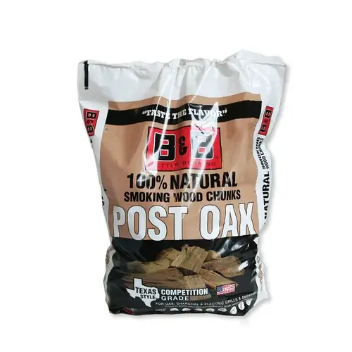 B&B Charcoal 00132 Wood Smoking Chunks All Natural Oak 549 cu in