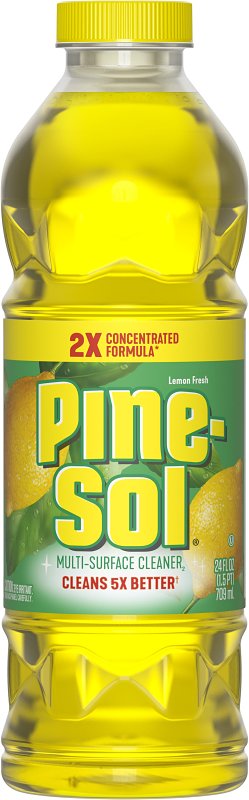 Lemon Pine-Sol 60154 All Purpose Cleaner Lemon Scent Concentrated Liquid 24 fl. oz.