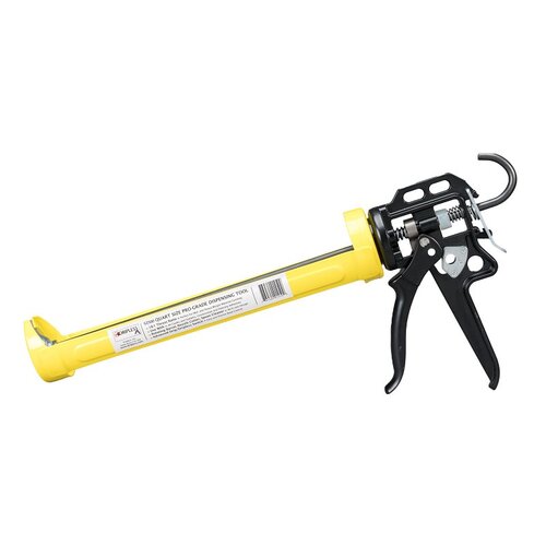 Dripless SI500-XCP6 Caulking Gun Professional Metal Yellow - pack of 6