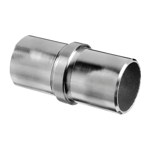 Tube Connector 316 SS Satin Brushed