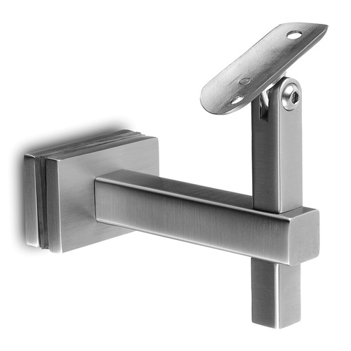 Adjustable Handrail Bracket 316 SS Satin Brushed