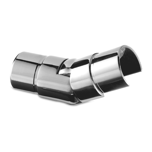 Adjustable Cap Rail Connector 316 SS Mirror Polished