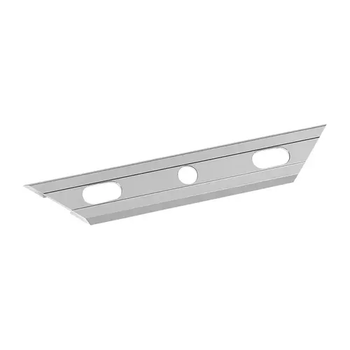 Drainage Profile Easy Glass Slim Top Aluminum Brushed Anodized