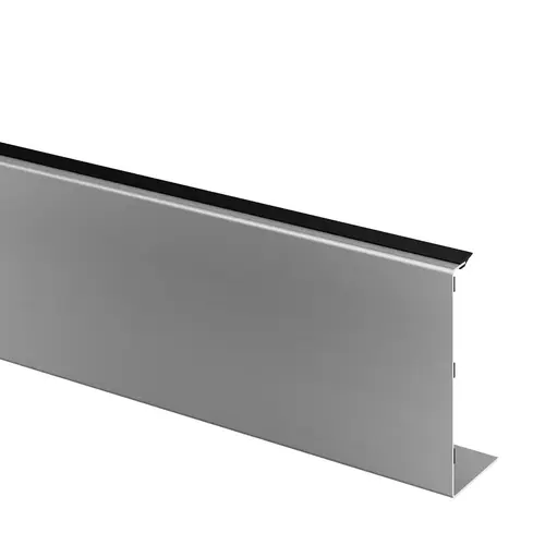 Q-railing 168235-060-00 Fascia Mount Cladding Easy Glass Smart Aluminum Mill Finish 240" Length