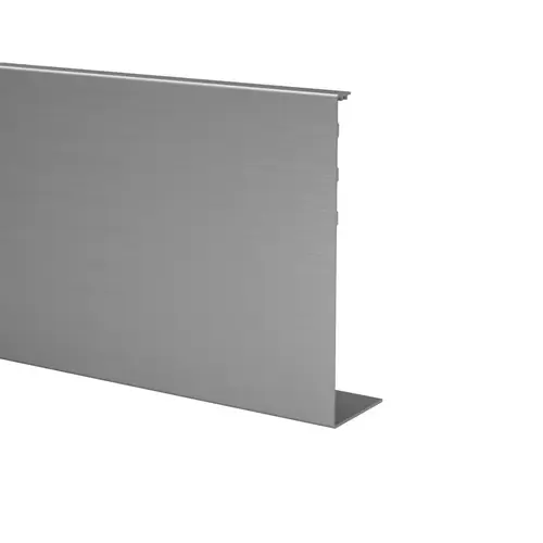 Fascia Mount Cladding Easy Glass Prime Y Alu Brushed Anodized