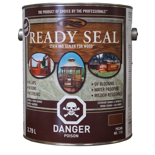 Ready Seal 115C-XCP4 Professional Grade Stain, Pecan, Liquid - pack of 4