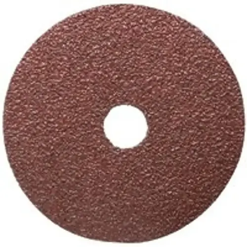 Sanding Disc, 5 in Dia, 7/8 in Arbor, Coated, 16 Grit, Extra Coarse, Aluminum Oxide Abrasive