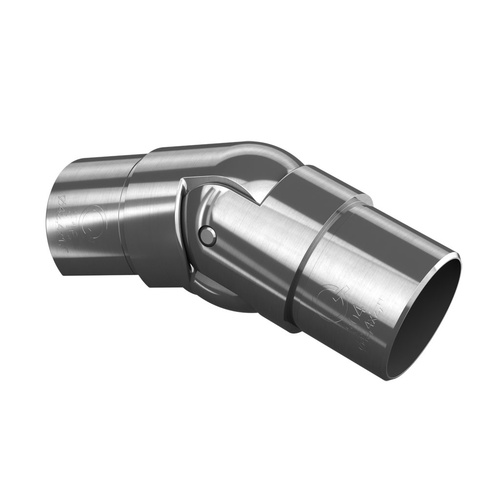 Flush Angle Tube to Cap Rail 316 SS - pack of 2