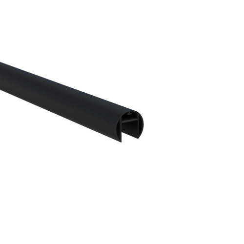 Cap Rail Aluminum Matte Black