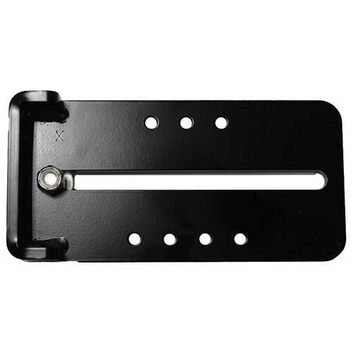 Panic Shield Strike Bracket For Panic/Exit Device Black