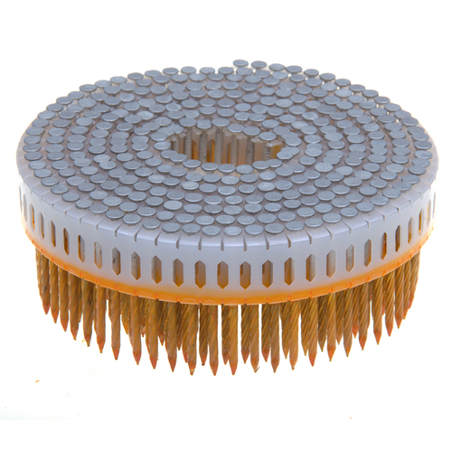 0-Degree Plastic Sheet Round Head Coil Nails Aluminum Screw