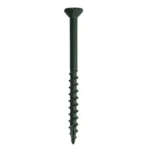 6" x 1/4" Primeguard Exterior Coated Screws Green