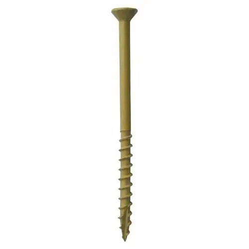 4" x 10 Primeguard Exterior Coated Screws Tan