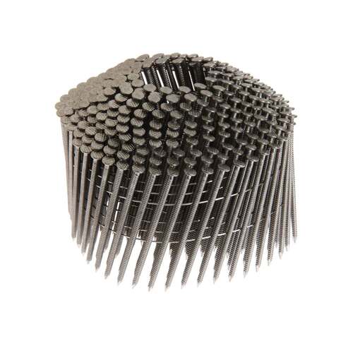 2" x 0.090" Stainless Steel Collated Siding Nails Ring Fiber Cement/Wood Silver - pack of 3600