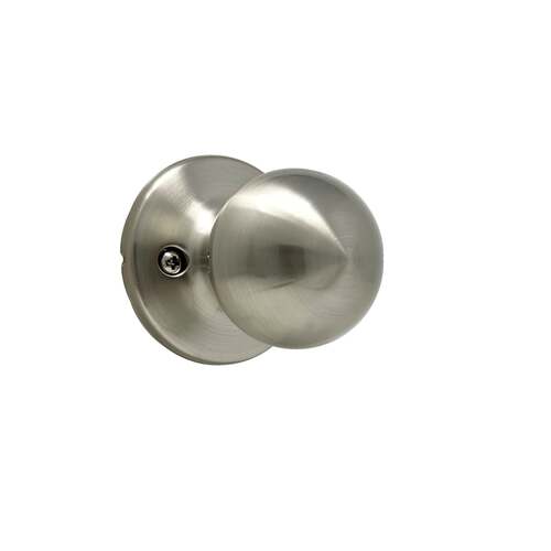  Hudson Half Dummy Lock Satin Nickel Finish