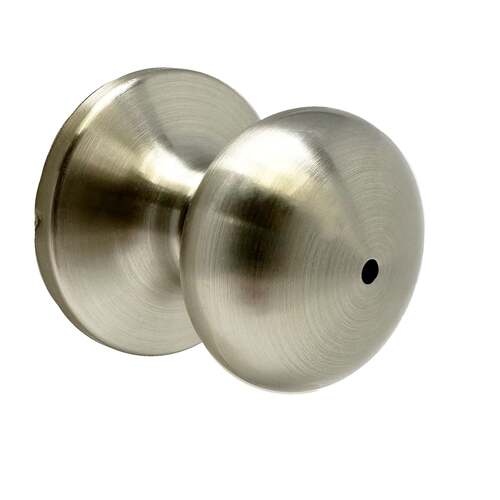  Salem Privacy Lock with Adjustable Latch and Full Lip Strike Satin Nickel Finish