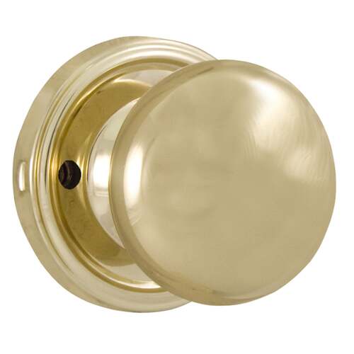 Weslock 00610I3I3SL20  Impresa Privacy Lock with Adjustable Latch and Full Lip Strike Bright Brass Finish