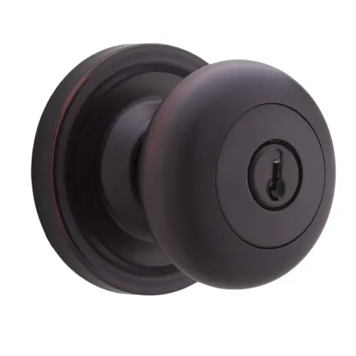  Impresa Entry Lock with Adjustable Latch and Full Lip Strike Oil Rubbed Bronze Finish