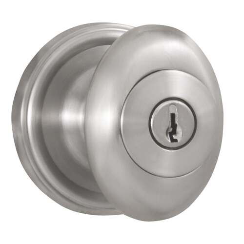  Julienne Entry Lock with Adjustable Latch and Full Lip Strike Satin Nickel Finish