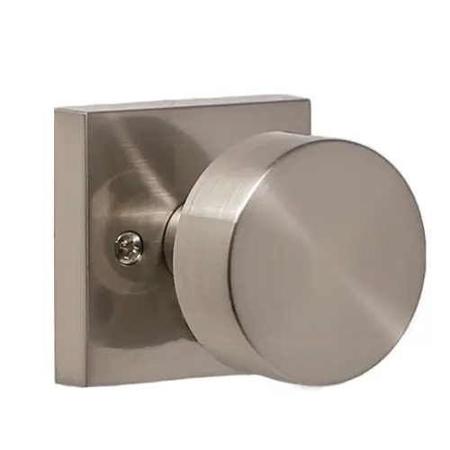  Mesa Knob Half Dummy Lock Satin Nickel Finish