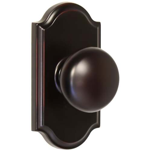  Impresa Premiere Passage Lock with Adjustable Latch and Full Lip Strike Oil Rubbed Bronze Finish