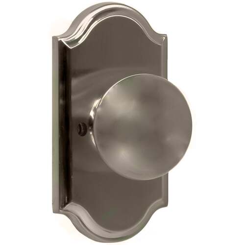  Impresa Premiere Privacy Lock with Adjustable Latch and Full Lip Strike Satin Nickel Finish