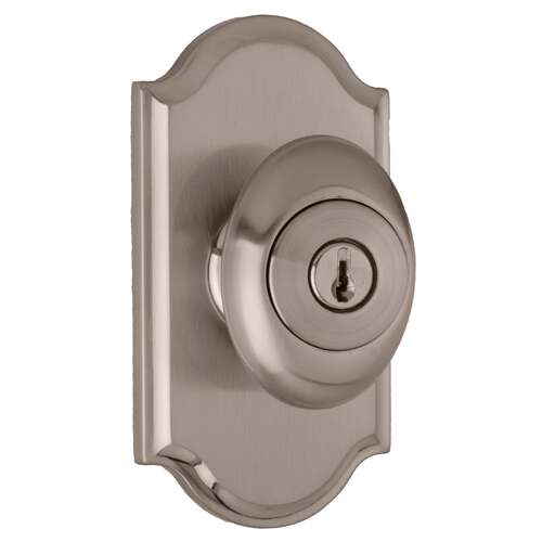  Julienne Premiere Entry Lock with Adjustable Latch and Full Lip Strike Satin Nickel Finish