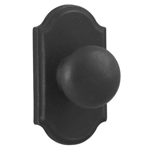  Wexford Premiere Passage Lock with Adjustable Latch and Full Lip Strike Black Finish