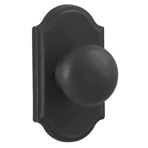  Wexford Premiere Privacy Lock with Adjustable Latch and Full Lip Strike Black Finish