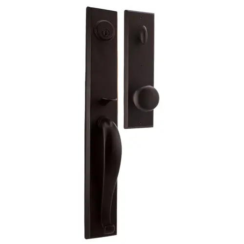  Rockford Single Cylinder Handle set with Wexford Knob in the Oil Rubbed Bronze Finish