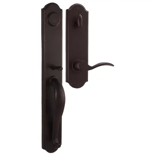  L7680-1H10020 Wiltshire Dummy Handle set with Left hand Carlow lever in the Oil Rubbed Bronze Finish