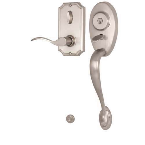 Weslock R1441-NUNSL2D  Right Hand Lexington 1400 Series Panic Proof Entry with Interior Bordeau Lever Satin Nickel Finish