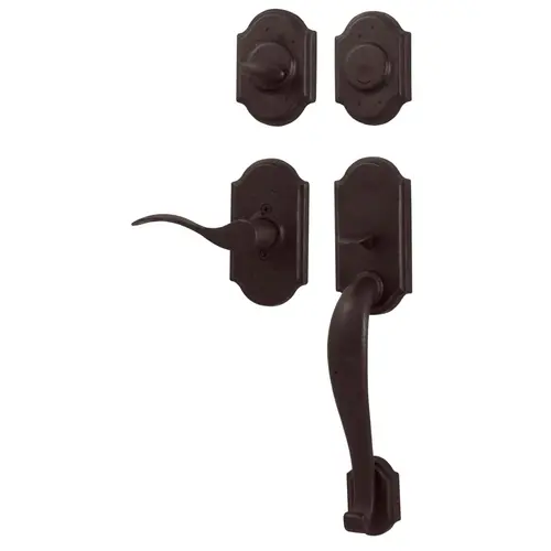  Castletown Dummy Handle set with Right hand Carlow lever in the Oil Rubbed Bronze Finish